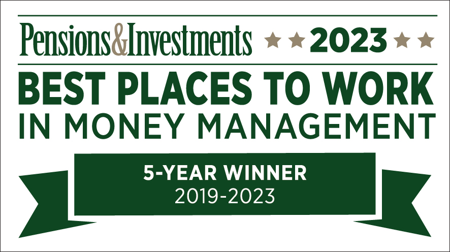 Pensions & Investments 2023 Best Places to Work in Money Management